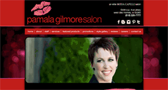 Desktop Screenshot of pamalagilmoresalon.com