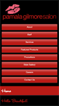 Mobile Screenshot of pamalagilmoresalon.com